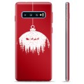 Samsung Galaxy S10+ TPU Hülle - Weihnachtskugel