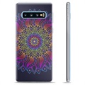 Samsung Galaxy S10+ TPU Hülle - Buntes Mandala