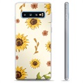 Samsung Galaxy S10+ TPU Hülle - Sonnenblume