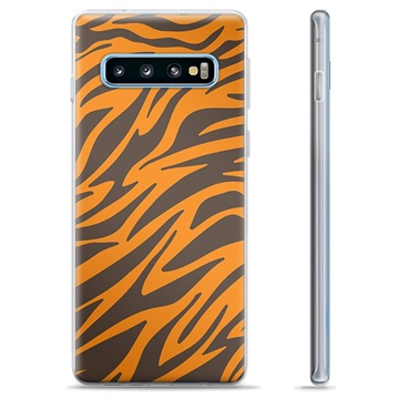 Samsung Galaxy S10+ TPU Hülle - Tiger