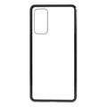 Samsung Galaxy S20 FE Magnetisches Cover mit Panzerglas - Schwarz