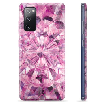 Samsung Galaxy S20 FE TPU Hülle - Rosa Kristall