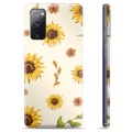 Samsung Galaxy S20 FE TPU Hülle - Sonnenblume