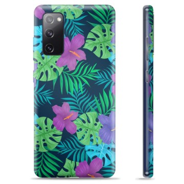 Samsung Galaxy S20 FE TPU Hülle - Tropische Blumen