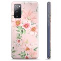 Samsung Galaxy S20 FE TPU Hülle - Aquarell Blumen