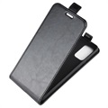 Samsung Galaxy S20 FE Vertikale Flip Case mit Kartensteckplatz - Schwarz