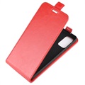 Samsung Galaxy S20 FE Vertikale Flip Case mit Kartensteckplatz - Rot