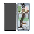 Samsung Galaxy S20 Oberschale & LCD Display GH82-22131D - Blau