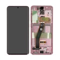 Samsung Galaxy S20 Oberschale & LCD Display GH82-22131C - Rosa