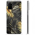 Samsung Galaxy S20+ TPU Hülle - Goldene Blätter