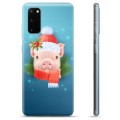 Samsung Galaxy S20 TPU Hülle - Winter Schweinchen