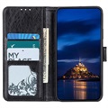 Samsung Galaxy S21+ 5G Wallet Hülle mit Magnetverschluss - Schwarz