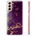 Samsung Galaxy S21 5G TPU Hülle - Goldene Pflaume