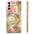 Samsung Galaxy S21 5G TPU Hülle - Pinke Blumen