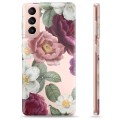 Samsung Galaxy S21 5G TPU Hülle - Romantische Blumen