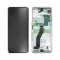 Samsung Galaxy S21 Ultra 5G Oberschale & LCD Display GH82-26035B - Silber