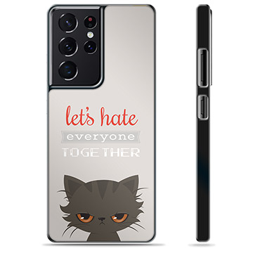 Samsung Galaxy S21 Ultra 5G Schutzhülle - Böse Katze