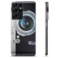 Samsung Galaxy S21 Ultra TPU Hülle - Retro-Kamera