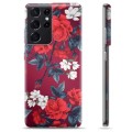 Samsung Galaxy S21 Ultra 5G TPU Hülle - Vintage Blumen