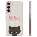 Samsung Galaxy S22 5G TPU Hülle - Böse Katze