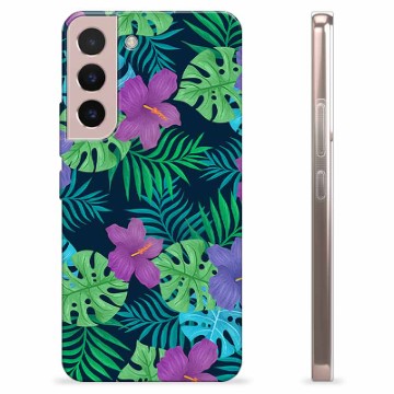 Samsung Galaxy S22 5G TPU Hülle - Tropische Blumen