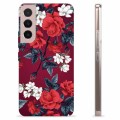 Samsung Galaxy S22 5G TPU Hülle - Vintage Blumen