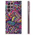 Samsung Galaxy S22 Ultra 5G TPU Hülle - Abstrakte Blumen