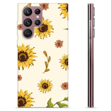Samsung Galaxy S22 Ultra 5G TPU Hülle - Sonnenblume