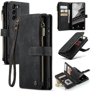 Samsung Galaxy S23 5G Caseme 2-in-1 Multifunktions Wallet Hülle - Schwarz