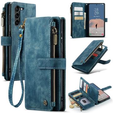 Samsung Galaxy S23 5G Caseme 2-in-1 Multifunktions Wallet Hülle - Blau