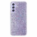 Samsung Galaxy S23 FE Glitter Flakes TPU Hülle - Purpur