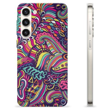 Samsung Galaxy S23+ 5G TPU Hülle - Abstrakte Blumen