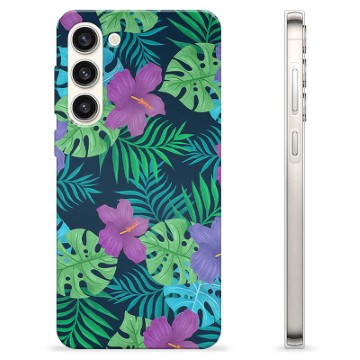 Samsung Galaxy S23+ 5G TPU Hülle - Tropische Blumen