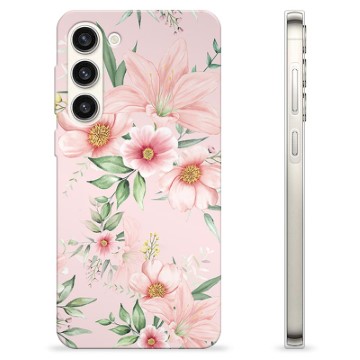 Samsung Galaxy S23+ 5G TPU Hülle - Aquarell Blumen