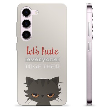 Samsung Galaxy S23 5G TPU Hülle - Böse Katze