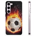 Samsung Galaxy S23 5G TPU Hülle - Fußball Flamme