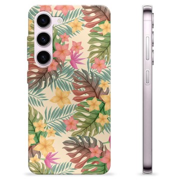 Samsung Galaxy S23 5G TPU Hülle - Pinke Blumen