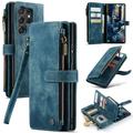 Samsung Galaxy S23 Ultra 5G Caseme 2-in-1 Multifunktions Wallet Hülle - Blau