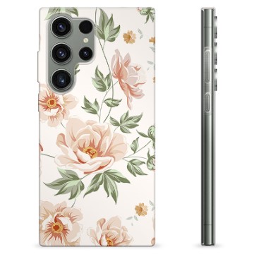 Samsung Galaxy S23 Ultra 5G TPU Hülle - Blumen