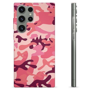 Samsung Galaxy S23 Ultra 5G TPU Hülle - Rosa Tarnung