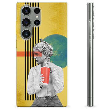 Samsung Galaxy S23 Ultra 5G TPU Hülle - Retro-Kunst