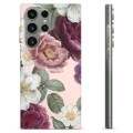 Samsung Galaxy S23 Ultra 5G TPU Hülle - Romantische Blumen