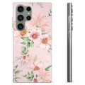 Samsung Galaxy S23 Ultra 5G TPU Hülle - Aquarell Blumen