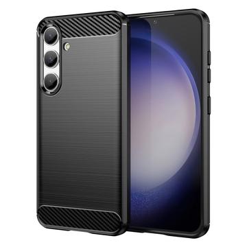 Samsung Galaxy S24 Gebürstete TPU Hülle - Karbonfaser