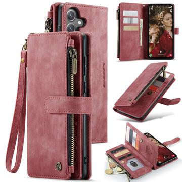 Samsung Galaxy S24 FE Caseme C30 Multifunktions Wallet Hülle - Rot