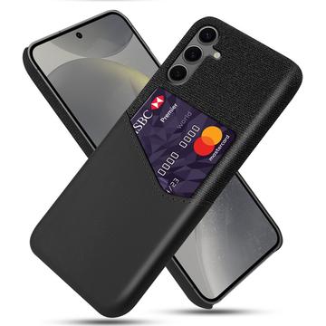 Samsung Galaxy S24 FE KSQ Hülle mit Kartenhalter - Schwarz