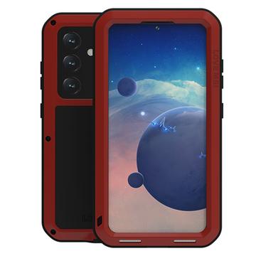 Samsung Galaxy S24 Love Mei Powerful Hybrid Hülle - Rot