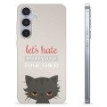 Samsung Galaxy S24+ TPU Hülle - Böse Katze