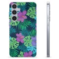 Samsung Galaxy S24+ TPU Hülle - Tropische Blumen