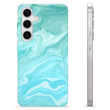 Samsung Galaxy S24 TPU Hülle - Blauer Marmor